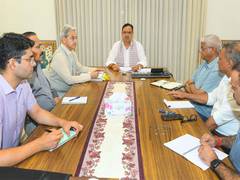 
      
      Rajasthan CM Bhajan Lal Sharma holds high-level security review
      
      