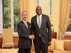 
      
      Jaishankar, UK Foreign Secy Lammy hold talks
      
      
