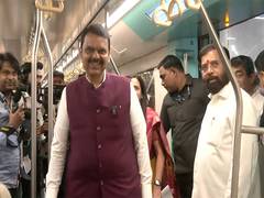 
      
      Maharashtra CM Fadnavis inaugurates Phase 2A of Mumbai Metro Line
      
      