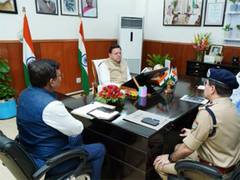 
      
      Uttarakhand Pushkar Singh Dhami hold high-level meeting 
      
      