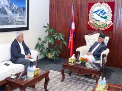
      
      Indian envoy briefs Nepal PM Oli about “Op Sindoor”
      
      