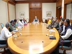 
      
      PM Modi holds meeting with Rajnath Singh, Jaishankar, NSA
      
      