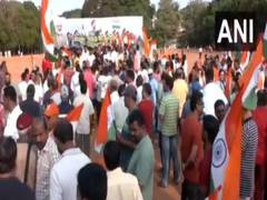 
      
      BJP holds 'Tiranga Yatra' in Bengaluru in support of Indian armed
      
      