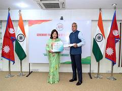 
      
      India gifts 15 EVs to Nepal
      
      