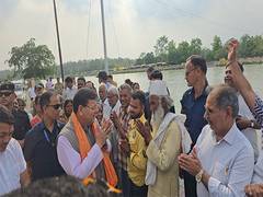 
      
      Uttarakhand: Villagers apprises CM Dhami over excessive erosion
      
      