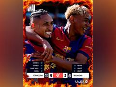 
      
      Barcelona defeat Real Madrid 4-3 in another Clasico
      
      