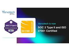 
      
      Vervotech officially ISO 27001 certified, SOC 2 Type II compliant
      
      