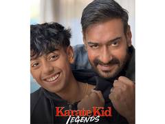 
    Ajay Devgn, son Yug Devgn to lend voices in Karate Kid: Legends
    