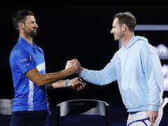 
      
      Djokovic and coach Murray part ways after six months
      
      