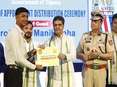 
      
      State's crime rate falls by 19.4 per cent in 2024: Tripura CM Man
      
      
