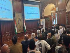 
      
      Indian HC in London holds interaction on Op Sindoor with diaspora
      
      