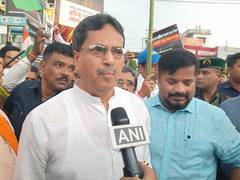 
      
      Tripura CM Manik Saha joins BJP's Tiranga Yatra in Agartala
      
      