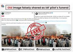 
      
      PIB Fact-Check debunks fake claims of last rites of Rafale pilots
      
      