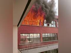 
      
      Delhi: Fire breaks at GGS college library in Pitampura
      
      