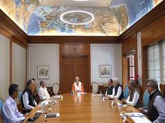 
      
      PM Modi chairs meeting to review progress of fisheries sector
      
      