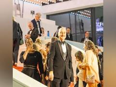 
      
      Anupam Kher walks on Cannes 2025 red carpet
      
      