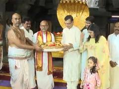 
      
      LSG owner Sanjiv Goenka offers prayers at Tirupati Tirumala
      
      