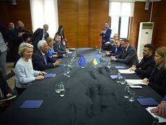 
      
      Zelensky urges pressure on Russia in meetings with Europe leaders
      
      