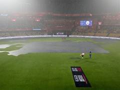 
      
       Rain in Bengaluru delays toss for RCB-KKR clash 
      
      