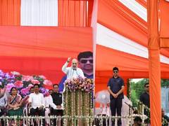 
      
      Amit Shah highlights development in Gandhinagar constituency
      
      