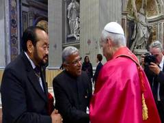 
      
      Rajya Sabha Dy Chair attends inaugural mass of Pope Leo XIV
      
      