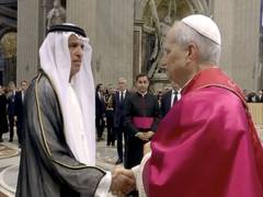 
      
      Saud bin Saqr attends papal inauguration ceremony
      
      