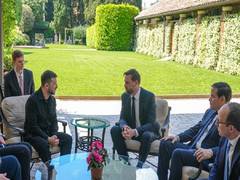 
      
      Rome: US Vice President Vance meets Zelenskyy
      
      
