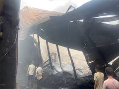 
      
      Punjab: Fire breaks out at tyre factory in Jalandhar
      
      