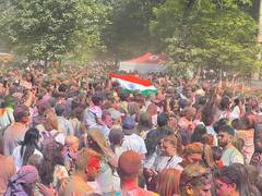 
      
      France immerses in spirit of Holi, around 20,000 people join in
      
      