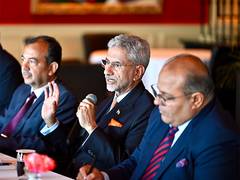 
      
      EAM Jaishankar engages with strategic experts in Netherlands
      
      