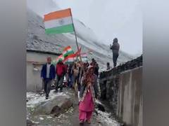 
      
      Tiranga Yatra held at altitude of over 13,000 ft above sea level
      
      