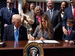 
      
      Trump signs act to curb spread of non-consensual pics
      
      