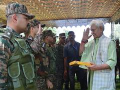 
      
      J-K LG meets soldiers in Poonch, says Op Sindoor has redrawn line
      
      