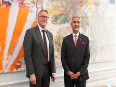 
      
      Jaishankar meets Danish Minister Bodskov
      
      