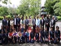 
      
      All Party Delegation offers floral tribute to Mahatma Gandhi
      
      