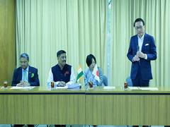 
      
      All-party delegation meets Japanese lawmaker Yasuhiro Hanashi
      
      
