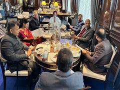 
      
      Indian envoy briefs all-party delegation on India-Russia ties
      
      