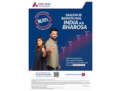 
      
      Axis Max Life Achieves Highest-Ever Claims Paid Ratio of 99.70% 
      
      