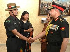 
      
      COAS Gen Upendra Dwivedi honours gallantry awardees 
      
      