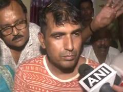 
      
      Repatriated BSF Jawan PK Shaw after his arrival at his hometown
      
      