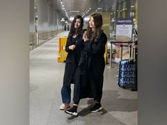 
    Aishwarya Rai, Aaradhya Bachchan return to Mumbai from Cannes
    