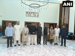 
      
      BJP's Baijayant Panda-led all-party delegation arrives in Bahrain
      
      