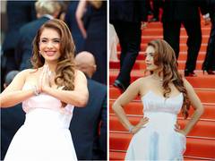 
      
      Neha Malik Mesmerizes in Ethereal White Gown for Cannes 
      
      