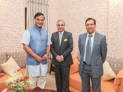 
      
      Assam CM meets top industry leaders 
      
      