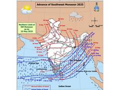 
      
      Southwest Monsoon further advances into parts of Arabian sea,...
      
      