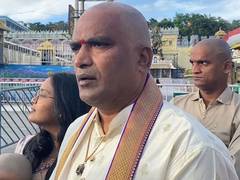 
      
      Telangana MLA Beerla Ilaiah visits Tirumala
      
      