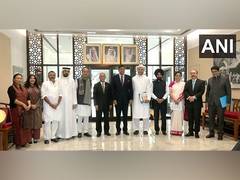 
      
      All-party delegation led by Baijayant Panda meets Bahrain's Abdul
      
      