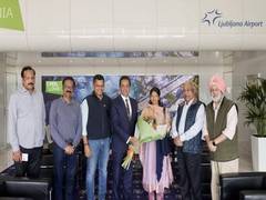 
      
      All-party delegation led by DMK MP Kanimozhi arrives in Slovenia
      
      