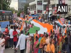 
      
      Tamil Nadu: Congress organises Tiranga Yatra to honour Army
      
      