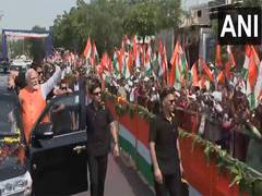 
      
      Gujarat: PM Modi holds roadshow in Vadodara
      
      